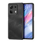 For Redmi Note 13 5G DUX DUCIS Aimo Series TPU + PC Frosted Feel Phone Case(Black) - 1