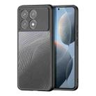 For Xiaomi Poco F6 Pro 5G DUX DUCIS Aimo Series TPU + PC Frosted Feel Phone Case(Black) - 1