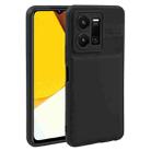 For vivo Y15 Twill Texture TPU Shockproof Phone Case(Black) - 1