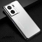 For vivo iQOO Z7 Frosted Metal Phone Case(Silver) - 1