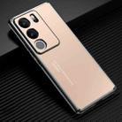 For vivo S17 Pro Frosted Metal Phone Case(Gold) - 1