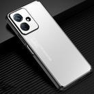 For vivo Y78+ Frosted Metal Phone Case(Silver) - 1