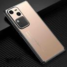 For vivo S18 Frosted Metal Phone Case(Gold) - 1