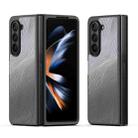 For Samsung Galaxy Z Fold5 5G DUX DUCIS Aimo Series TPU + PC Frosted Feel Phone Case(Black) - 1