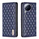 For Xiaomi Civi 3 5G Diamond Lattice Magnetic Leather Flip Phone Case(Blue) - 1