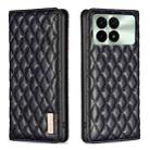 For Xiaomi Redmi K70 / K70 Pro Diamond Lattice Magnetic Leather Flip Phone Case(Black) - 1