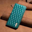 For Xiaomi Poco M6 4G / Redmi 13 4G Diamond Lattice Magnetic Leather Flip Phone Case(Green) - 2