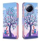 For Xiaomi Civi 3 5G Colored Drawing Pattern Leather Phone Case(Owl) - 1