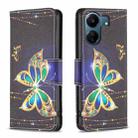 For Xiaomi Redmi 13C Colored Drawing Pattern Leather Phone Case(Big Butterfly) - 1