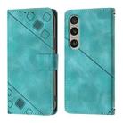 For Sony Xperia 1 VI Skin-feel Embossed Leather Phone Case(Green) - 2