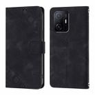 For Xiaomi 11T / 11T Pro Skin Feel Embossed Leather Phone Case(Black) - 2