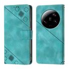 For Xiaomi 13 Ultra Skin Feel Embossed Leather Phone Case(Green) - 2