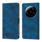 For Xiaomi 13 Ultra Skin Feel Embossed Leather Phone Case(Blue) - 2