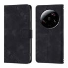 For Xiaomi 13 Ultra Skin Feel Embossed Leather Phone Case(Black) - 2
