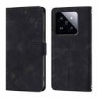 For Xiaomi 14 Pro Skin Feel Embossed Leather Phone Case(Black) - 2