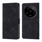 For Xiaomi 14 Ultra Skin Feel Embossed Leather Phone Case(Black) - 2