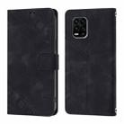 For Xiaomi Mi 10 Lite 5G Skin Feel Embossed Leather Phone Case(Black) - 2