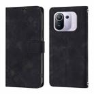 For Xiaomi Mi 11 Pro Skin Feel Embossed Leather Phone Case(Black) - 2