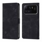 For Xiaomi Mi 11 Ultra Skin Feel Embossed Leather Phone Case(Black) - 2