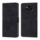 For Xiaomi Poco X3 / Poco X3 Pro Skin Feel Embossed Leather Phone Case(Black) - 2