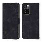 For Xiaomi Poco X4 NFC 5G Skin Feel Embossed Leather Phone Case(Black) - 2