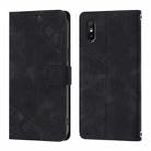 For Xiaomi Redmi 9A / 9i / 9AT Skin Feel Embossed Leather Phone Case(Black) - 2