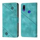 For Xiaomi Redmi Note 7 / Note 7 Pro Skin Feel Embossed Leather Phone Case(Green) - 2