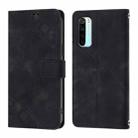 For Xiaomi Redmi Note 8 Skin Feel Embossed Leather Phone Case(Black) - 2