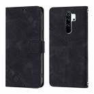 For Xiaomi Redmi Note 8 Pro Skin Feel Embossed Leather Phone Case(Black) - 2