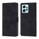 For Xiaomi Redmi Note 12 4G Global Skin Feel Embossed Leather Phone Case(Black) - 2