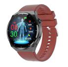 TK20 1.39 inch IP68 Waterproof Silicone Band Smart Watch Supports ECG / Remote Families Care / Body Temperature Monitoring(Red) - 1