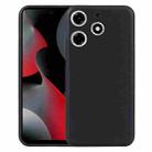 For Tecno Spark 10 Pro Magic Magenta TPU Phone Case(Black) - 1