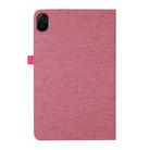 For Huawei MatePad Air 2024 Fabric Leather Tablet Case(Rose Red) - 3