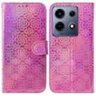 For Infinix Note 30 VIP Colorful Magnetic Buckle Leather Phone Case(Pink) - 1