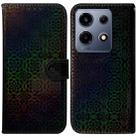 For Infinix Note 30 VIP Colorful Magnetic Buckle Leather Phone Case(Black) - 1
