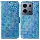 For Infinix Note 30 VIP Colorful Magnetic Buckle Leather Phone Case(Blue) - 1