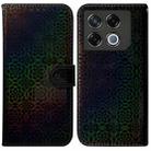 For Infinix GT 20 Pro 5G Colorful Magnetic Buckle Leather Phone Case(Black) - 1