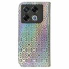 For Infinix GT 20 Pro 5G Colorful Magnetic Buckle Leather Phone Case(Silver) - 3