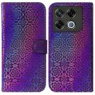 For Infinix GT 20 Pro 5G Colorful Magnetic Buckle Leather Phone Case(Purple) - 1