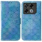 For Infinix GT 20 Pro 5G Colorful Magnetic Buckle Leather Phone Case(Blue) - 1