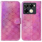 For Infinix Note 40 Pro 4G / 5G Colorful Magnetic Buckle Leather Phone Case(Pink) - 1