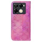 For Infinix Note 40 Pro 4G / 5G Colorful Magnetic Buckle Leather Phone Case(Pink) - 3