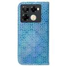 For Infinix Note 40 Pro 4G / 5G Colorful Magnetic Buckle Leather Phone Case(Blue) - 3