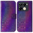 For Infinix Note 40 Pro+ 5G Colorful Magnetic Buckle Leather Phone Case(Purple) - 1