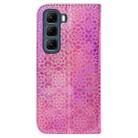 For Infinix Hot 50 5G Colorful Magnetic Buckle Leather Phone Case(Pink) - 3