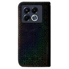 For Infinix Note 40 5G Colorful Magnetic Buckle Leather Phone Case(Black) - 3