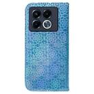 For Infinix Note 40 5G Colorful Magnetic Buckle Leather Phone Case(Blue) - 3