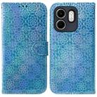 For Infinix Hot 50i / Smart 9 Colorful Magnetic Buckle Leather Phone Case(Blue) - 1