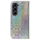 For Infinix Hot 50 Pro+ 4G Colorful Magnetic Buckle Leather Phone Case(Silver) - 3