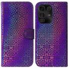 For Infinix Note 50 Pro+ Colorful Magnetic Buckle Leather Phone Case(Purple) - 1